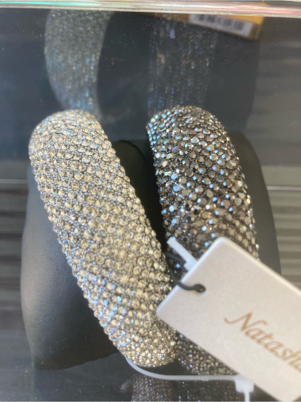 Natasha Couture Crystal bling accent bracelets